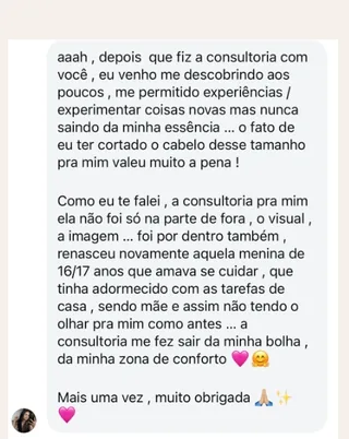 Relato de uma aluna sobre a experiência com Carol Marcelino — 2